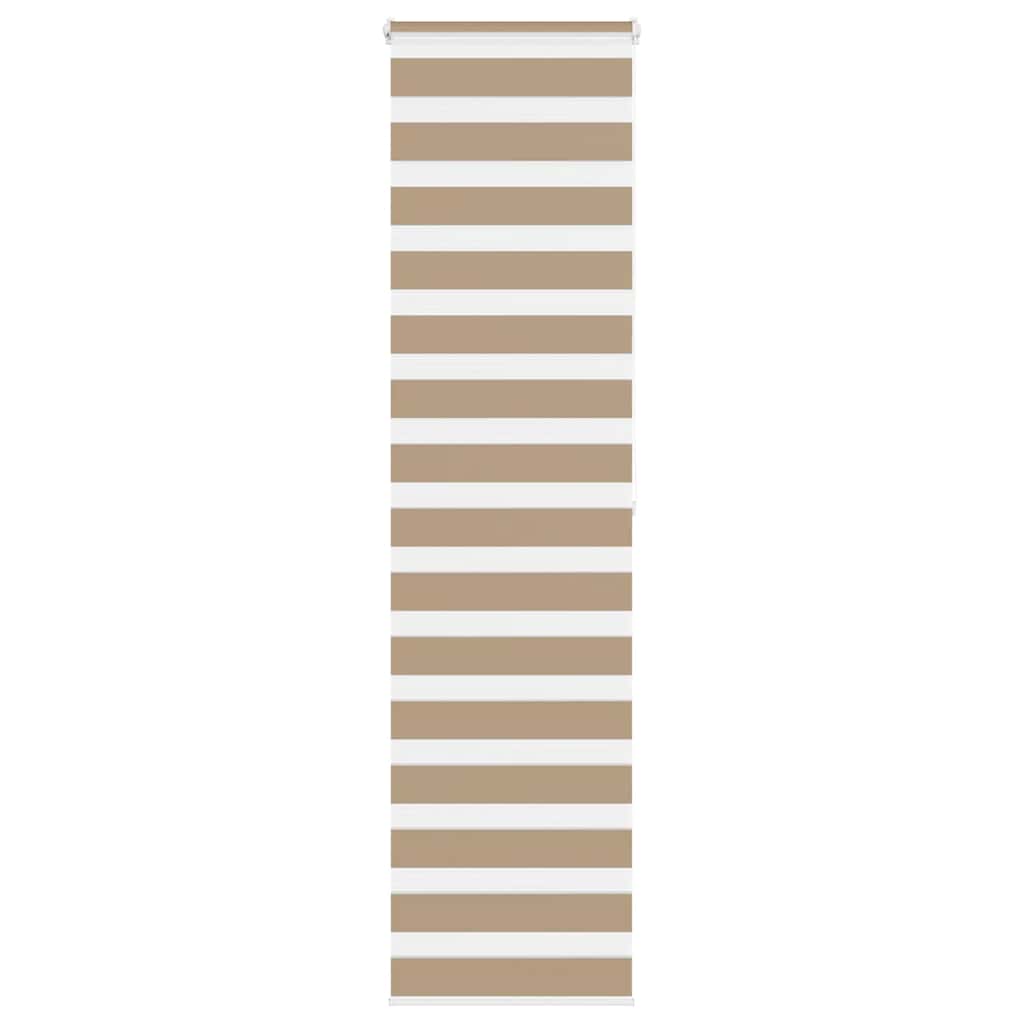 Zebrarollo Sandbraun 65x200 cm Stoffbreite 60,9 cm Polyester