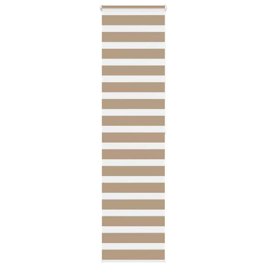 Zebrarollo Sandbraun 65x200 cm Stoffbreite 60,9 cm Polyester