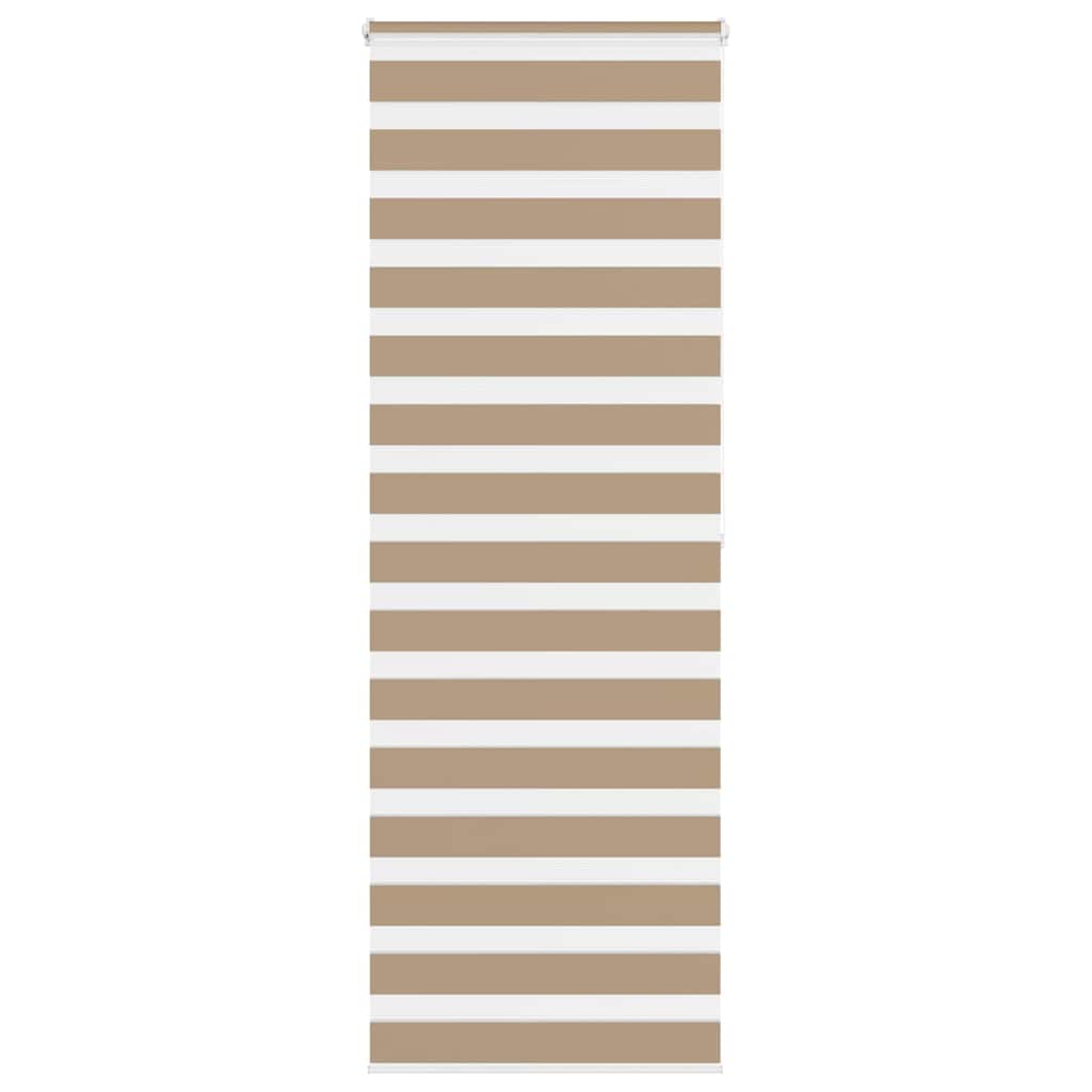 Zebrarollo Sandbraun 80x200 cm Stoffbreite 75,9 cm Polyester