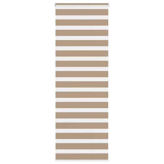 Zebrarollo Sandbraun 80x200 cm Stoffbreite 75,9 cm Polyester