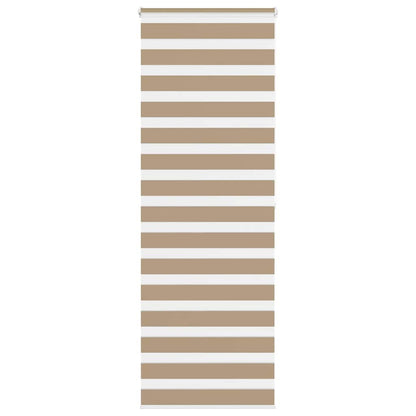 Zebrarollo Sandbraun 85x200 cm Stoffbreite 80,9 cm Polyester