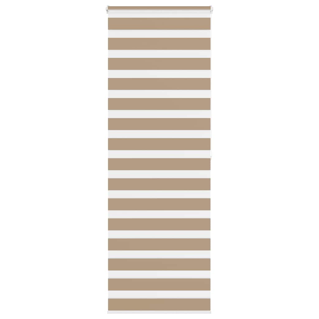 Zebrarollo Sandbraun 90x200 cm Stoffbreite 85,9 cm Polyester