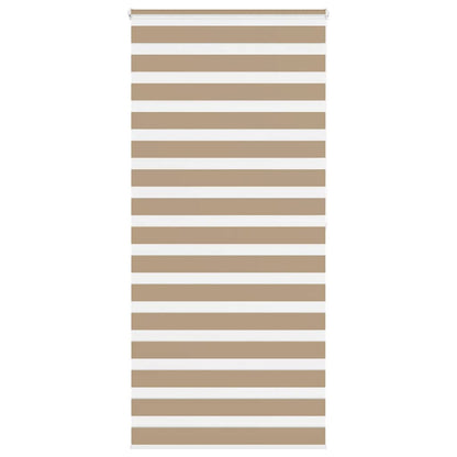 Zebrarollo Sandbraun 110x200 cm Stoffbreite 105,9 cm Polyester