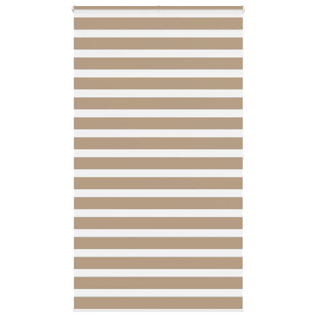 Zebrarollo Sandbraun 130x200 cm Stoffbreite 125,9 cm Polyester