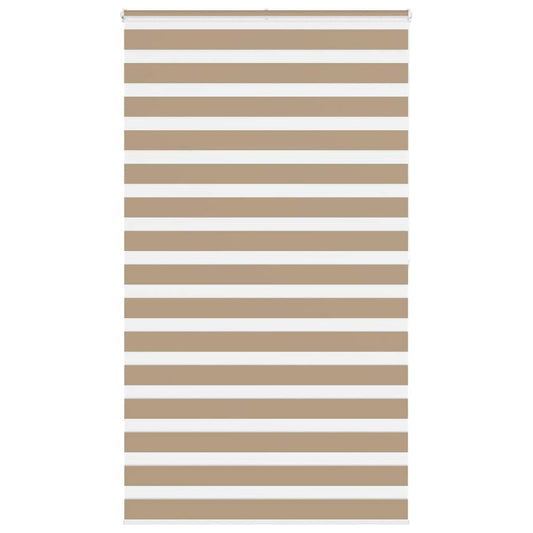 Zebrarollo Sandbraun 130x200 cm Stoffbreite 125,9 cm Polyester
