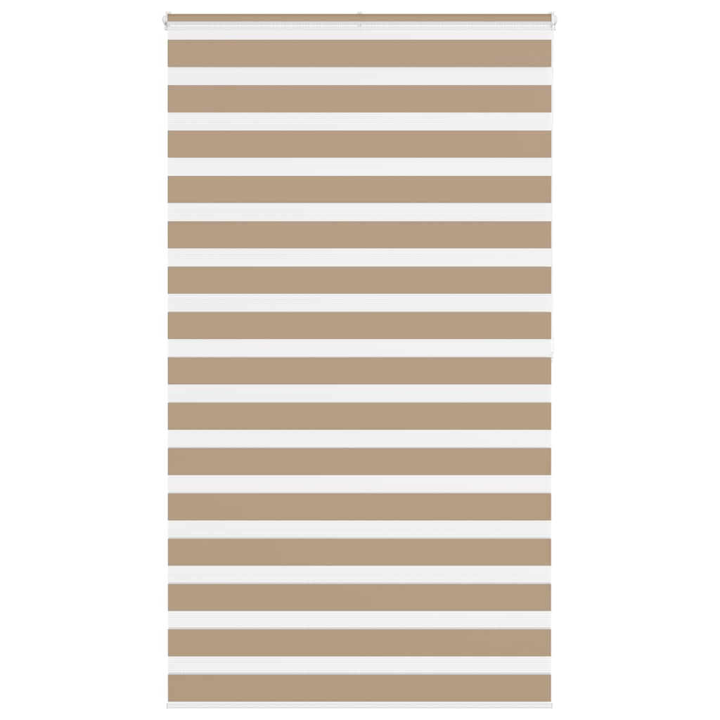 Zebrarollo Sandbraun 135x200 cm Stoffbreite 130,9 cm Polyester