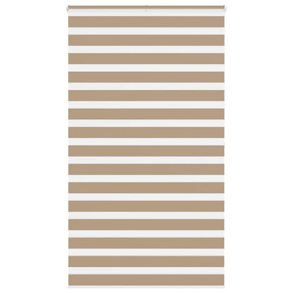 Zebrarollo Sandbraun 135x200 cm Stoffbreite 130,9 cm Polyester