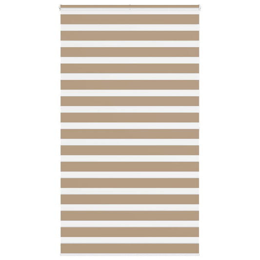 Zebrarollo Sandbraun 135x200 cm Stoffbreite 130,9 cm Polyester