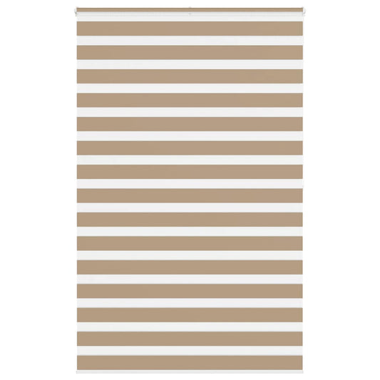 Zebrarollo Sandbraun 145x200 cm Stoffbreite 140,9 cm Polyester