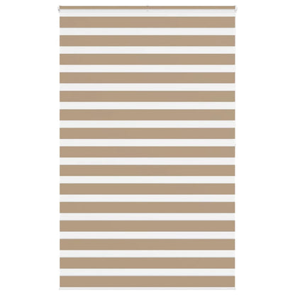 Zebrarollo Sandbraun 150x200 cm Stoffbreite 145,9 cm Polyester