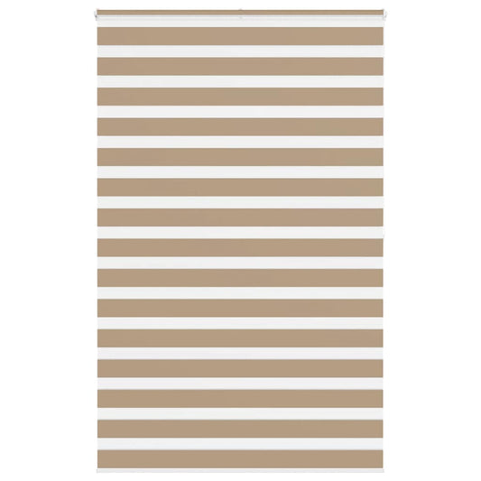 Zebrarollo Sandbraun 150x200 cm Stoffbreite 145,9 cm Polyester