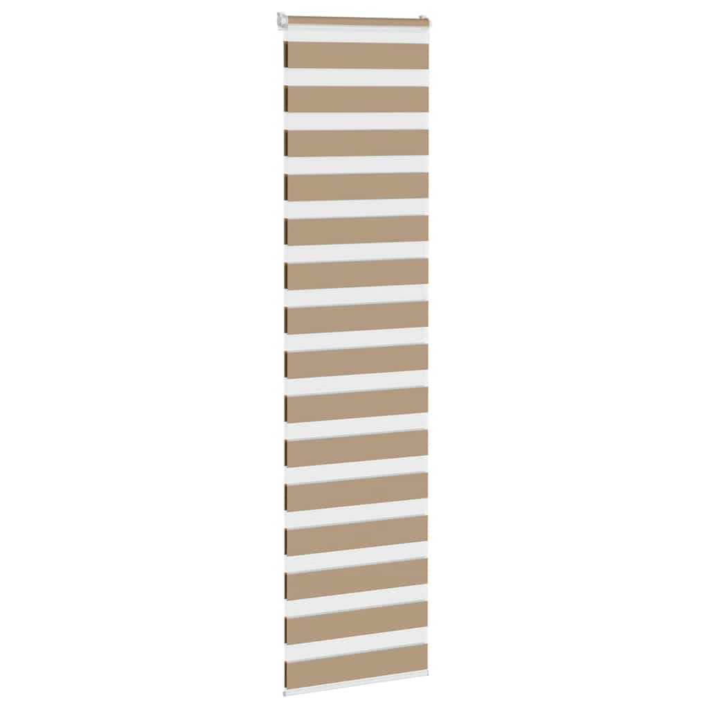 Zebrarollo Sandbraun 65x230 cm Stoffbreite 60,9 cm Polyester