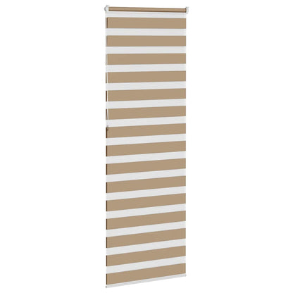 Zebrarollo Sandbraun 75x230 cm Stoffbreite 70,9 cm Polyester