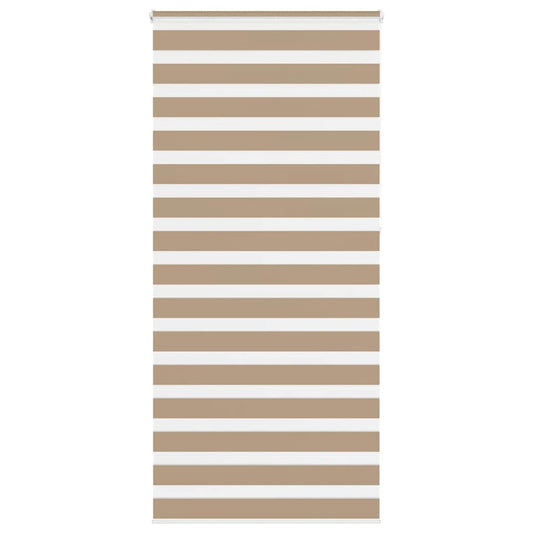 Zebrarollo Sandbraun 95x230 cm Stoffbreite 90,9 cm Polyester