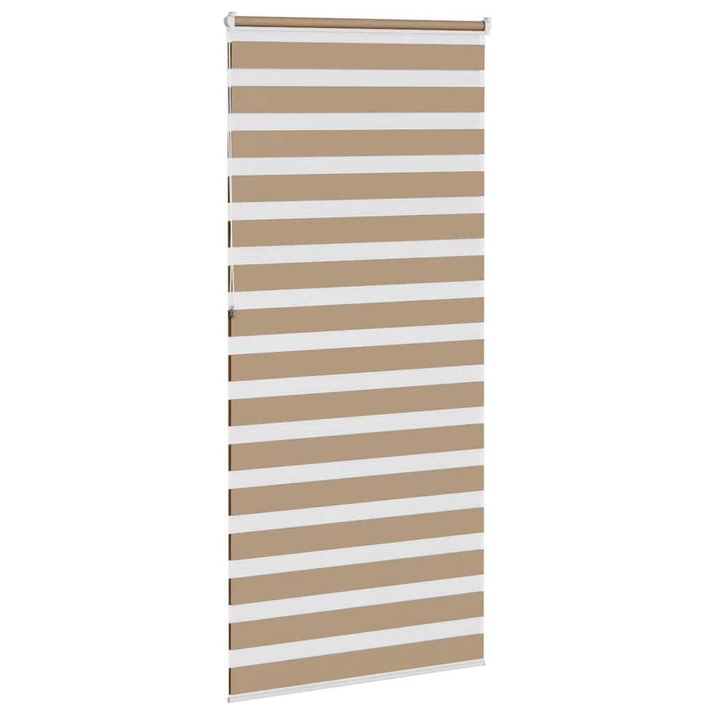 Zebrarollo Sandbraun 95x230 cm Stoffbreite 90,9 cm Polyester