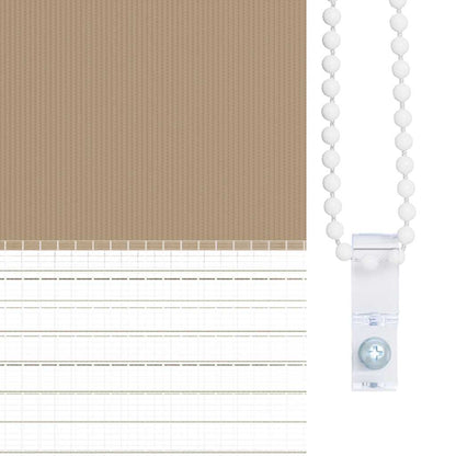 Zebrarollo Sandbraun 95x230 cm Stoffbreite 90,9 cm Polyester