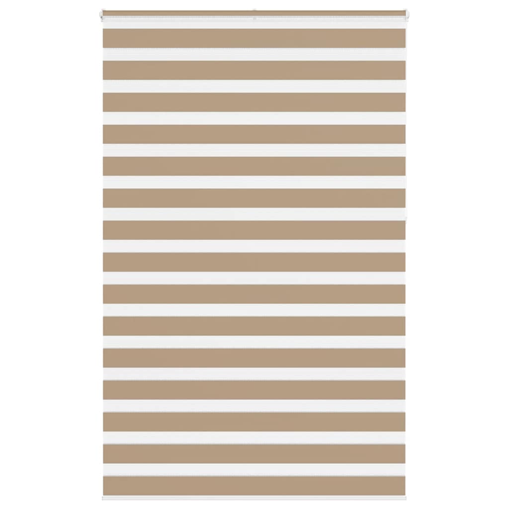 Zebrarollo Sandbraun 150x230 cm Stoffbreite 145,9 cm Polyester