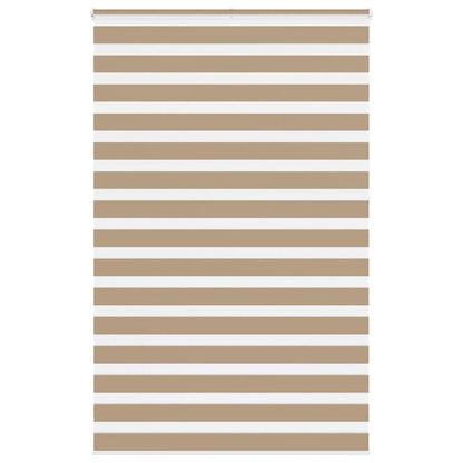 Zebrarollo Sandbraun 150x230 cm Stoffbreite 145,9 cm Polyester