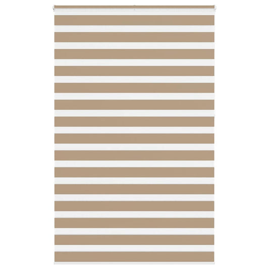 Zebrarollo Sandbraun 150x230 cm Stoffbreite 145,9 cm Polyester