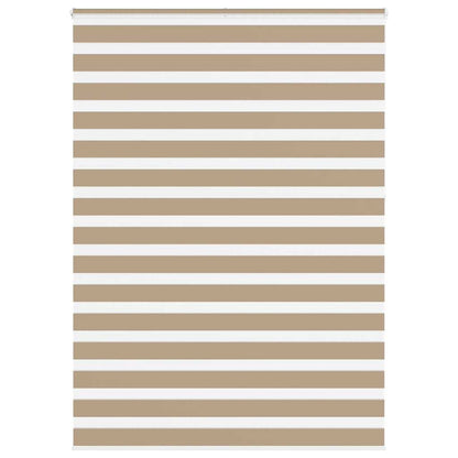 Zebrarollo Sandbraun 160x230 cm Stoffbreite 155,9 cm Polyester