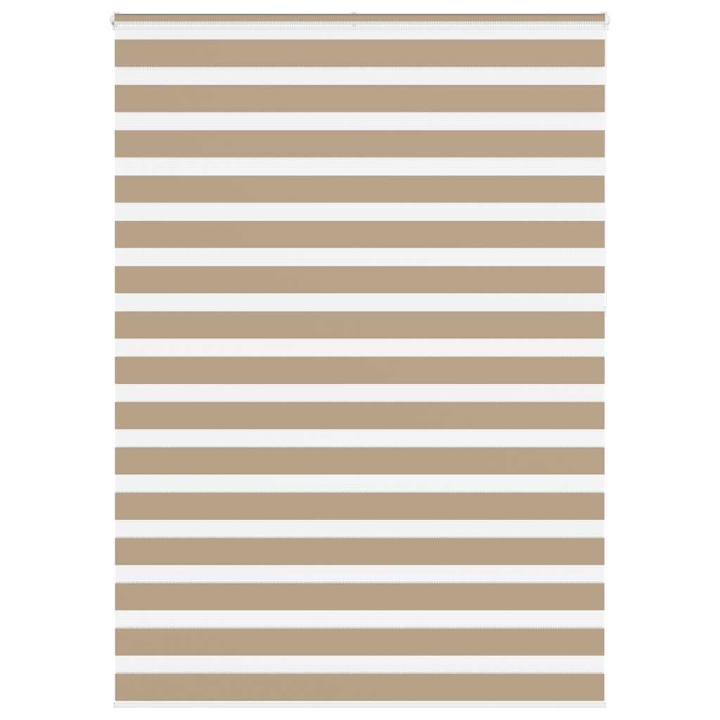 Zebrarollo Sandbraun 165x230 cm Stoffbreite 160,9 cm Polyester