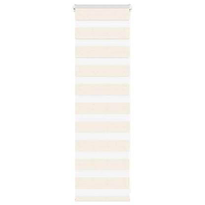 Zebra rullegardin marmor beige 40x100 cm stofbredde 35,9 cm polyester