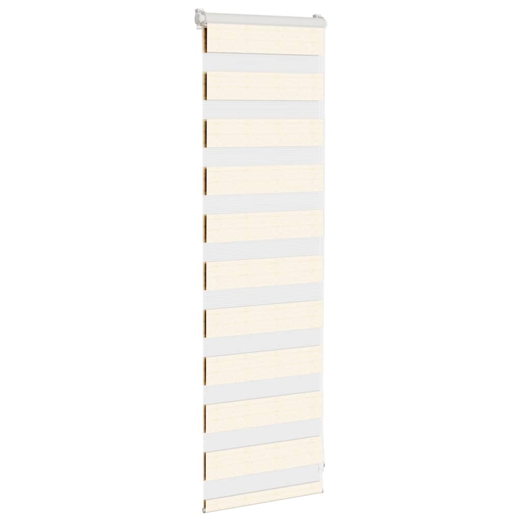 Zebra rullegardin marmor beige 40x100 cm stofbredde 35,9 cm polyester