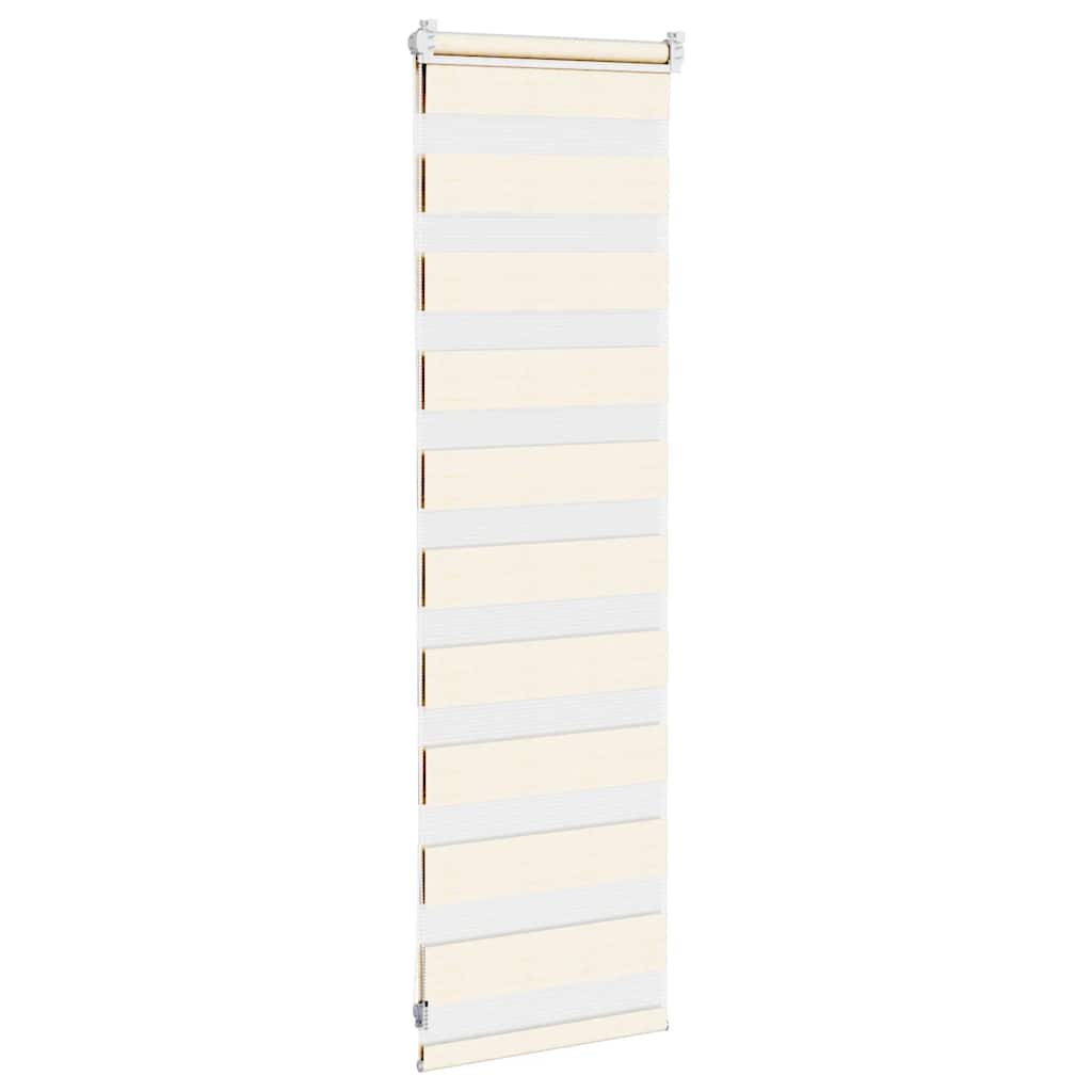 Zebra rullegardin marmor beige 40x100 cm stofbredde 35,9 cm polyester
