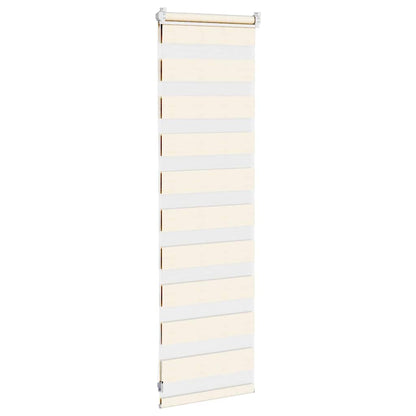 Zebra rullegardin marmor beige 40x100 cm stofbredde 35,9 cm polyester