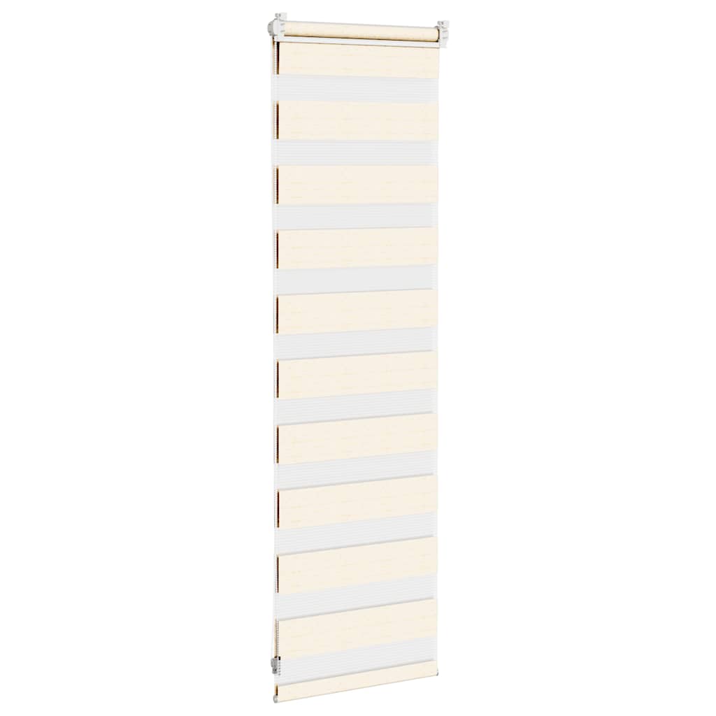 Zebra rullegardin marmor beige 45x100 cm stofbredde 40,9 cm polyester