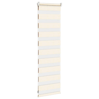 Zebra rullegardin marmor beige 45x100 cm stofbredde 40,9 cm polyester