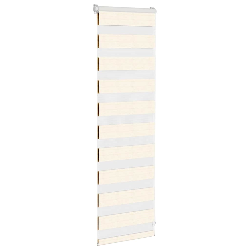 Zebra rullegardin marmor beige 50x100 cm stofbredde 45,9 cm polyester