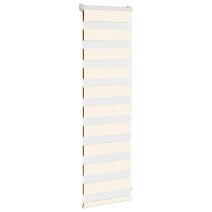 Zebra rullegardin marmor beige 50x100 cm stofbredde 45,9 cm polyester