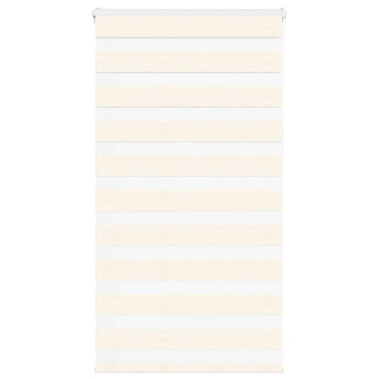 Zebra rullegardin marmor beige 80x100 cm stofbredde 75,9 cm polyester