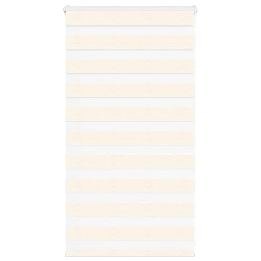 Zebra rullegardin marmor beige 80x100 cm stofbredde 75,9 cm polyester