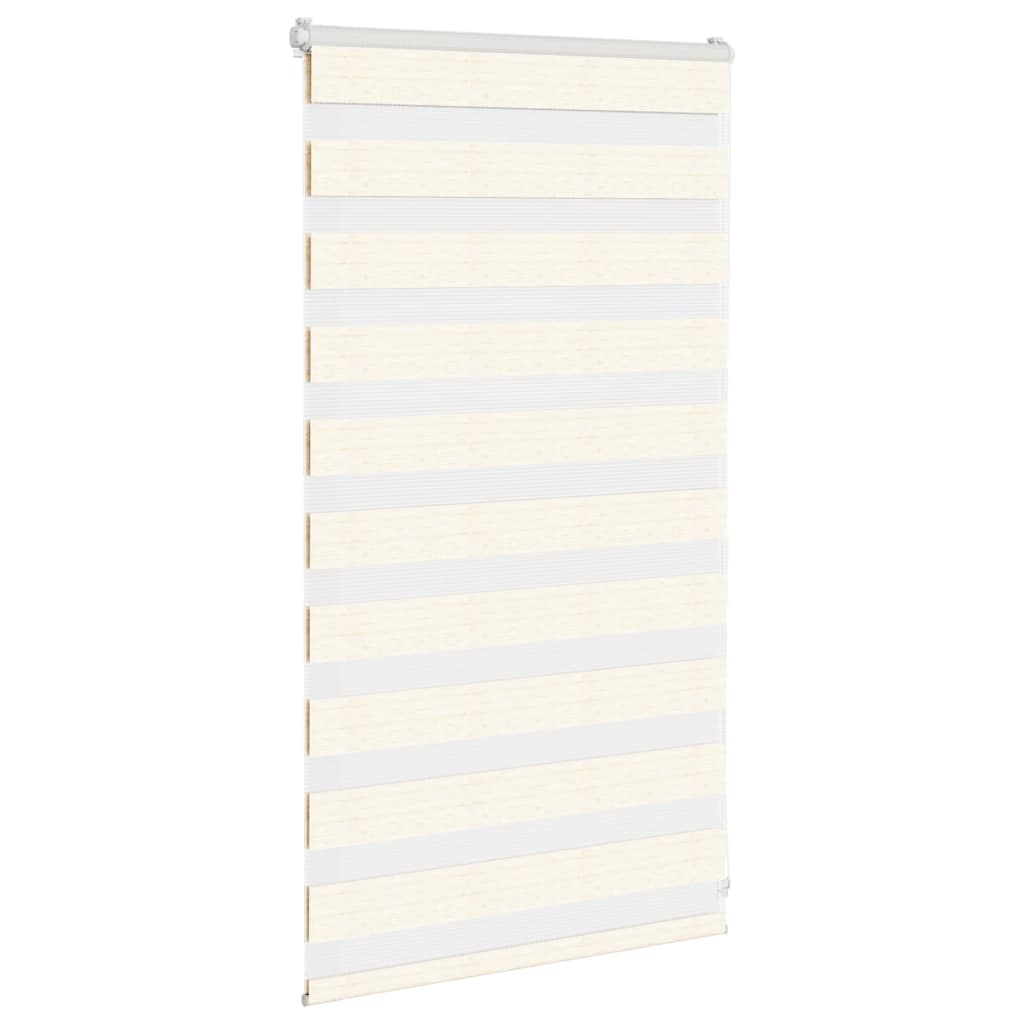 Zebra rullegardin marmor beige 80x100 cm stofbredde 75,9 cm polyester