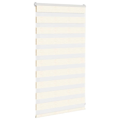 Zebra rullegardin marmor beige 80x100 cm stofbredde 75,9 cm polyester