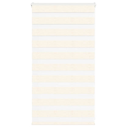 Zebra rullegardin marmor beige 85x100 cm stofbredde 80,9 cm polyester