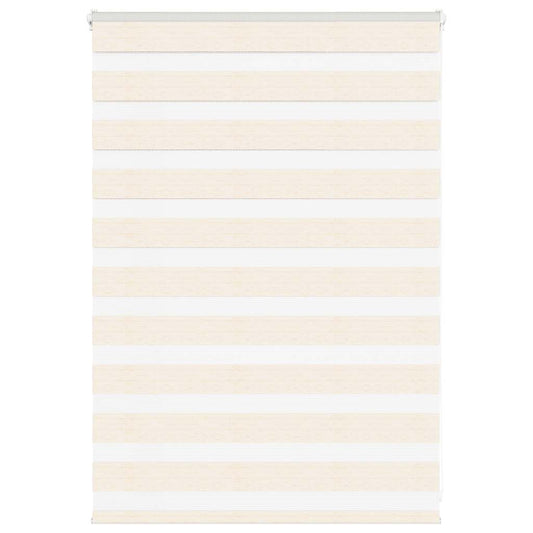 Zebra rullegardin marmor beige 115x100cm stofbredde 110,9cm polyester