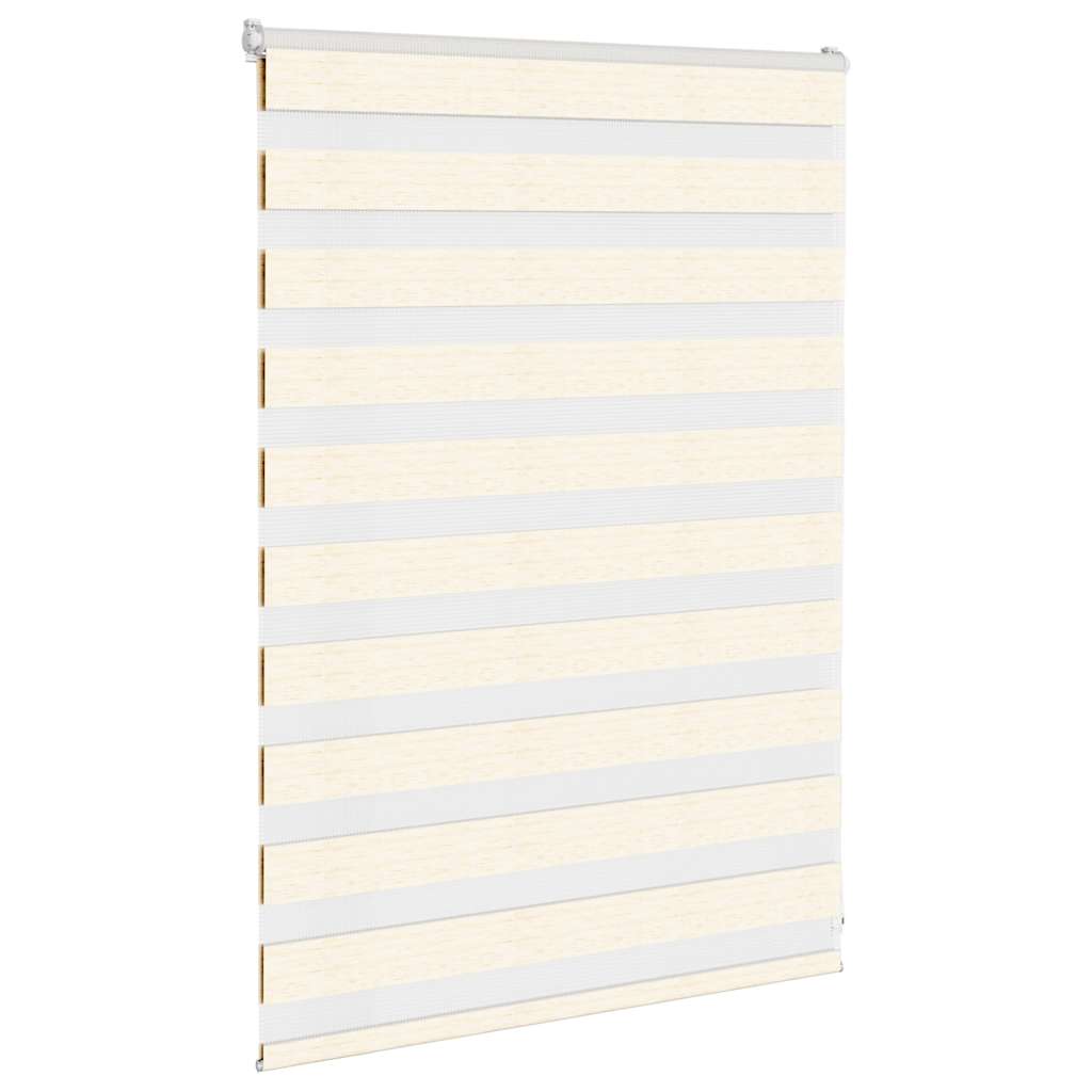 Zebra rullegardin marmor beige 115x100cm stofbredde 110,9cm polyester