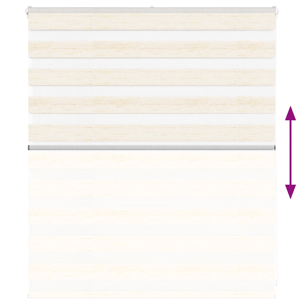 Zebra rullegardin marmor beige 120x100cm stofbredde 115,9cm polyester