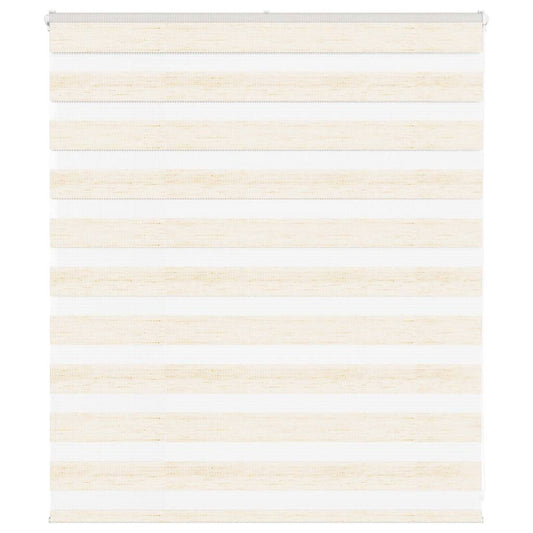 Zebra rullegardin marmor beige 125x100cm stofbredde 120,9cm polyester