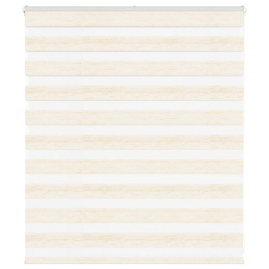 Zebra rullegardin marmor beige 130x100cm stofbredde 125,9cm polyester