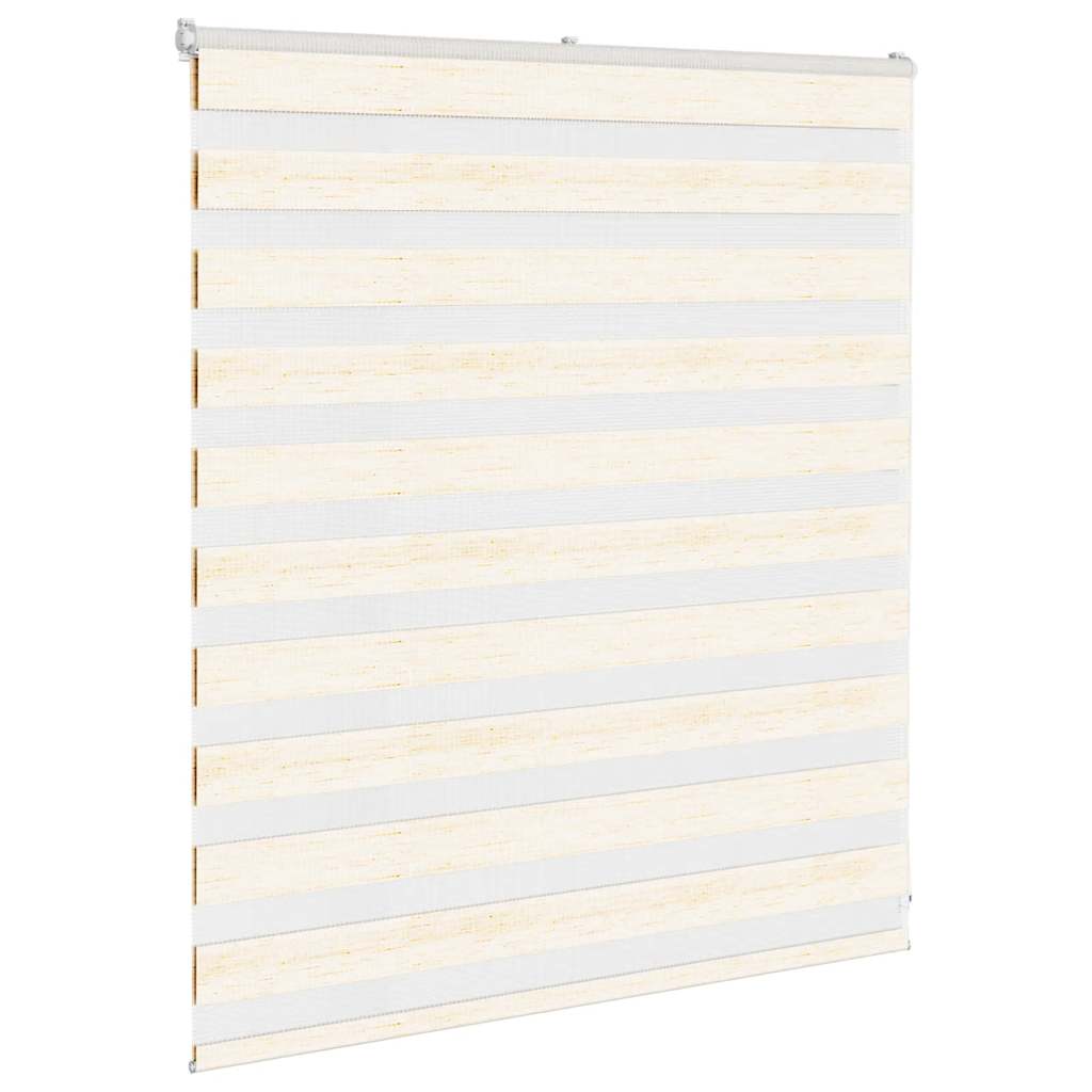 Zebra rullegardin marmor beige 130x100cm stofbredde 125,9cm polyester