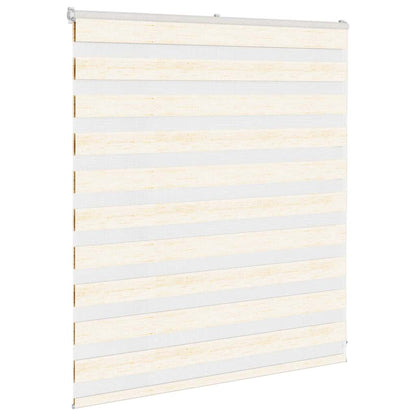 Zebra rullegardin marmor beige 130x100cm stofbredde 125,9cm polyester