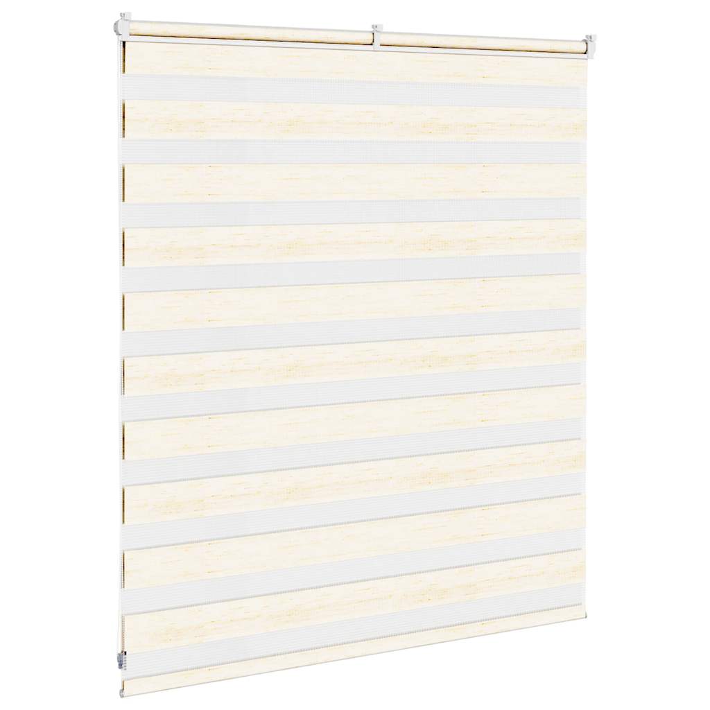 Zebra rullegardin marmor beige 130x100cm stofbredde 125,9cm polyester
