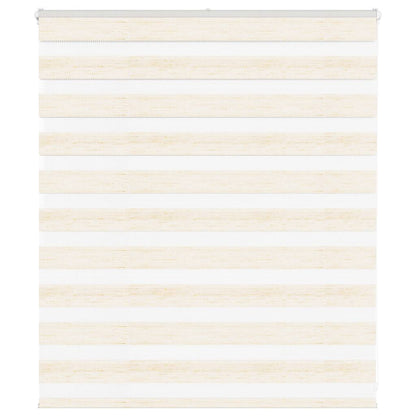 Zebra rullegardin marmor beige 135x100cm stofbredde 130,9cm polyester