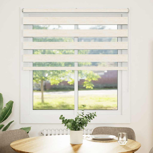 Zebra rullegardin marmor beige 135x100cm stofbredde 130,9cm polyester
