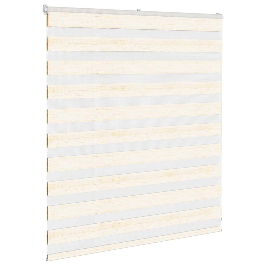 Zebra rullegardin marmor beige 135x100cm stofbredde 130,9cm polyester
