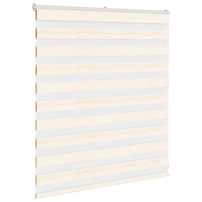 Zebra rullegardin marmor beige 135x100cm stofbredde 130,9cm polyester